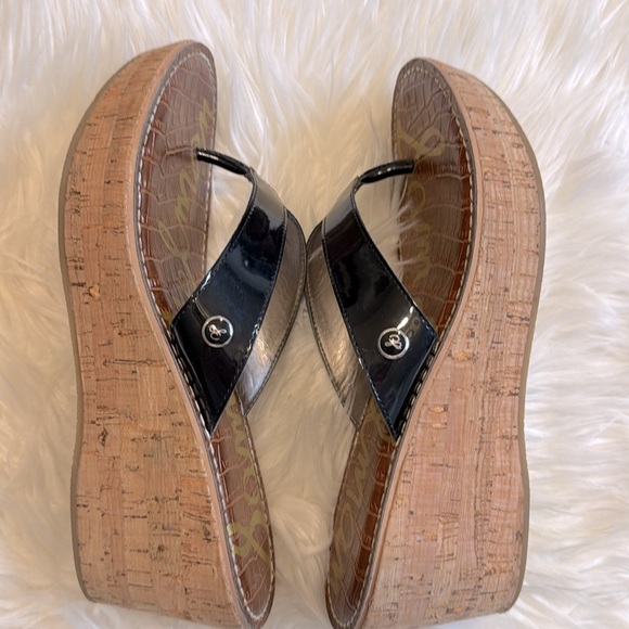 Sam Edelman Romy Platform Wedge Cork Sandal size 9 - Picture 5 of 6